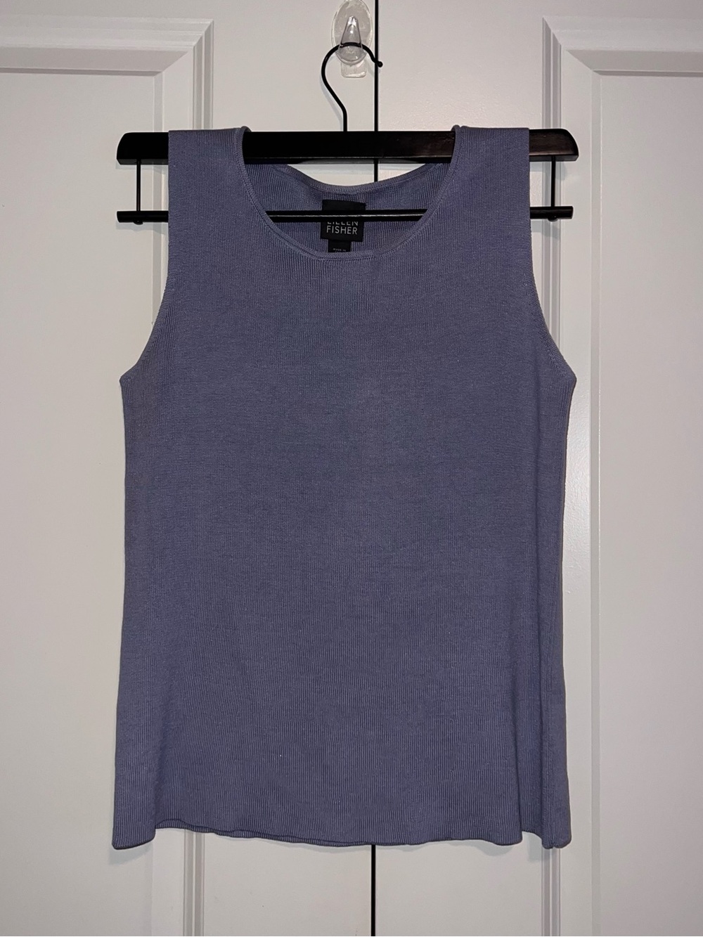 Eileen Fisher Lavender Sleeveless Knit Tank Top